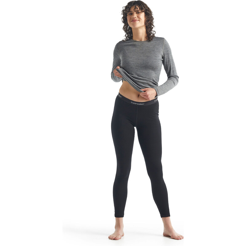 Dámské spodky ICEBREAKER Wmns 200 Oasis Leggings, Black velikost: L