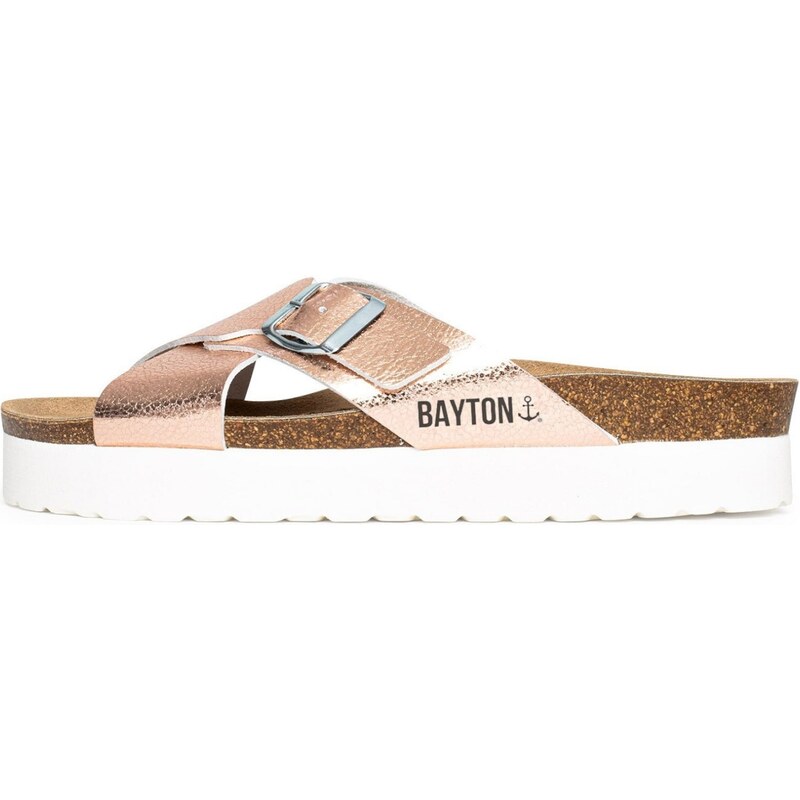 Bayton Pantofle Ajax růžově zlatá / růžová / černá 92336162