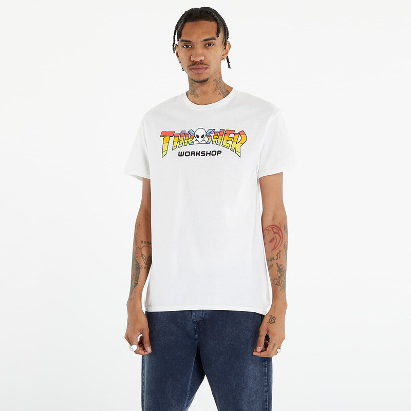 Pánské tričko Thrasher x AWS Spectrum T-shirt White