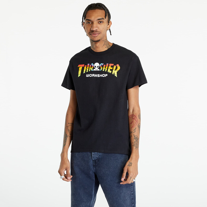 Pánské tričko Thrasher x AWS Spectrum T-shirt Black