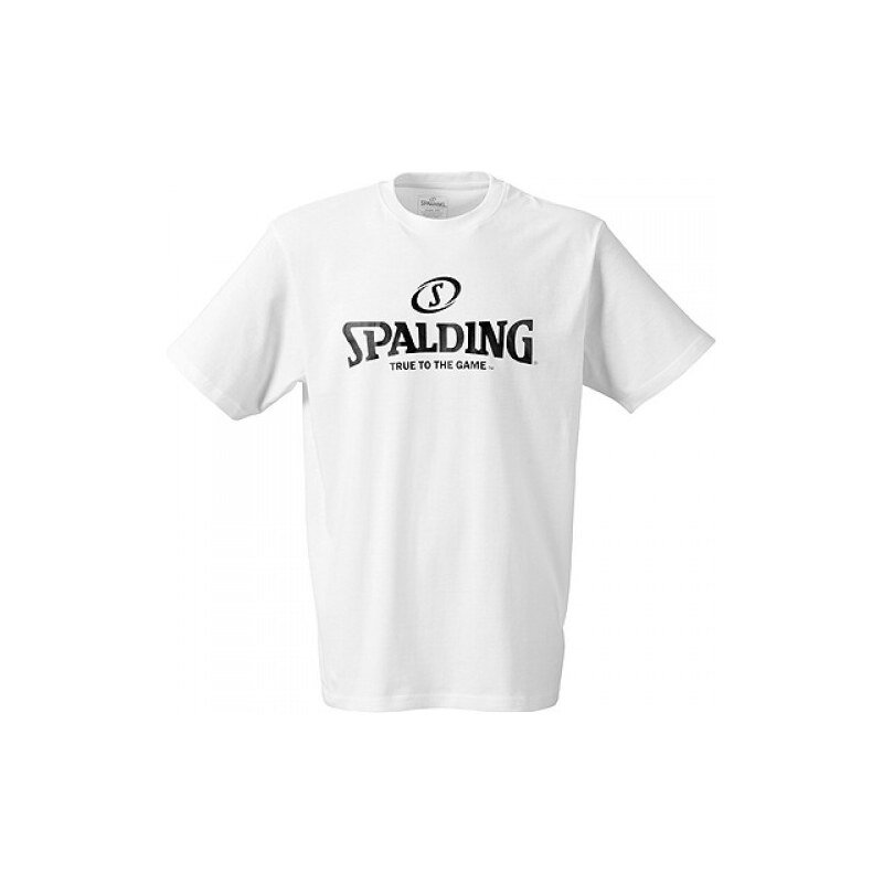 Spalding Logo Tee / Bílá / 4XL