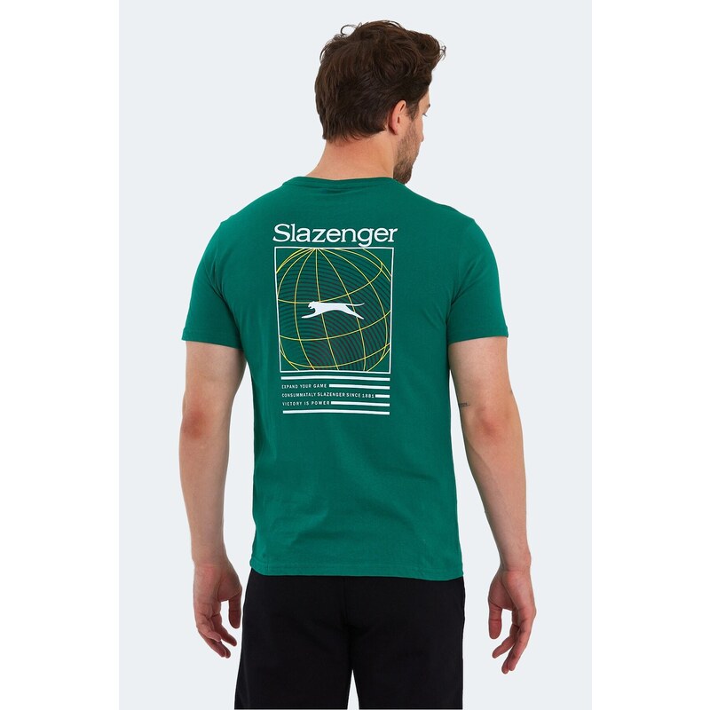 Slazenger Poll Pánské tričko zelené