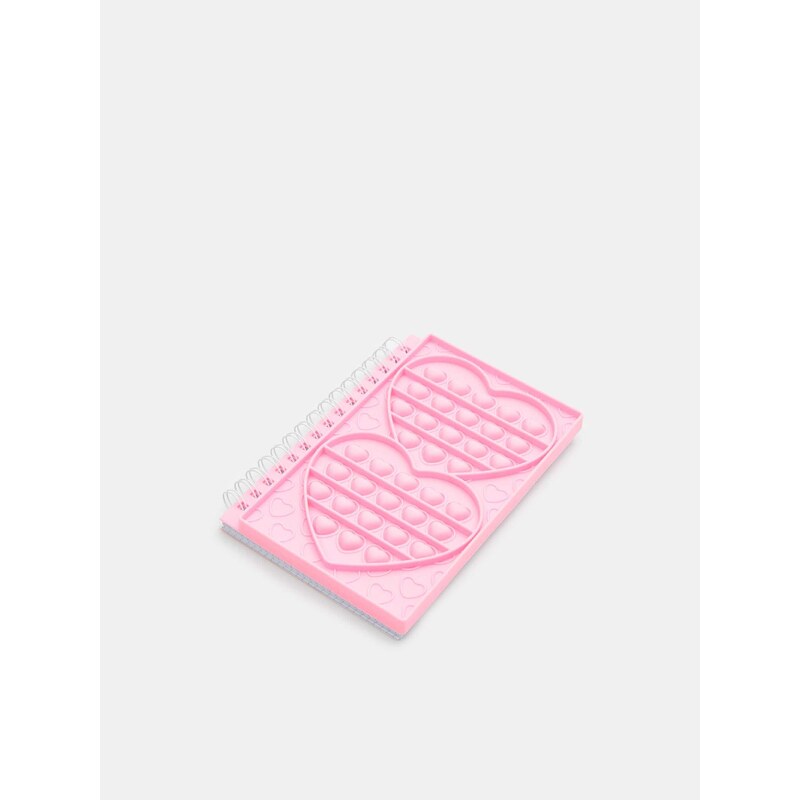 Sinsay - Zápisník velikosti A5 - pastelová růžová