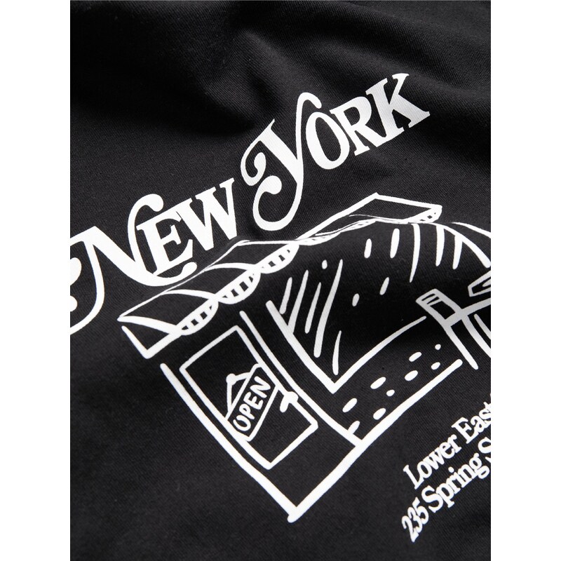 Černé pánské tričko Jack & Jones Red Hook - Pánské