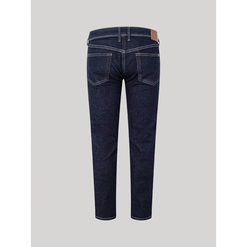 Tmavě modré pánské slim fit džíny Pepe Jeans Hatch - Pánské