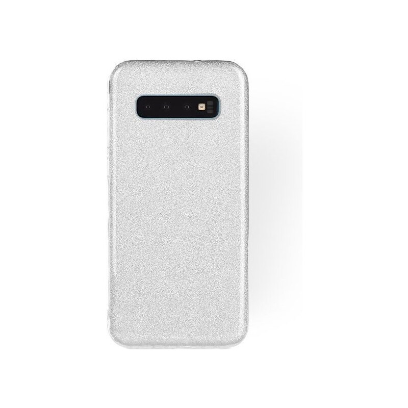 IZMAEL.eu Třpytivé pouzdro pro Samsung Galaxy S10 stříbrná