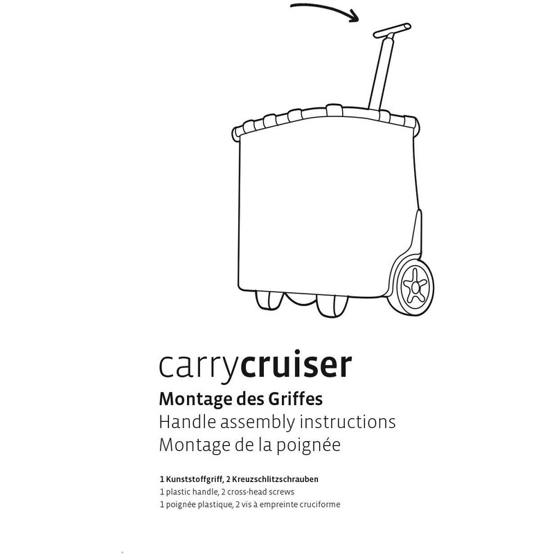 Reisenthel Náhradní rukojeť Carrycruiser a Trolley M