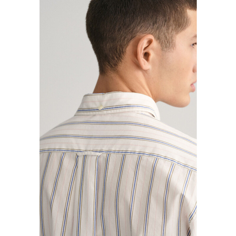 KOŠILE GANT REG UT POPLIN STRIPE SHIRT bílá M