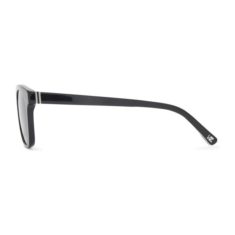 VonZipper Morse Black Crystal Gloss Vintage Grey Lens