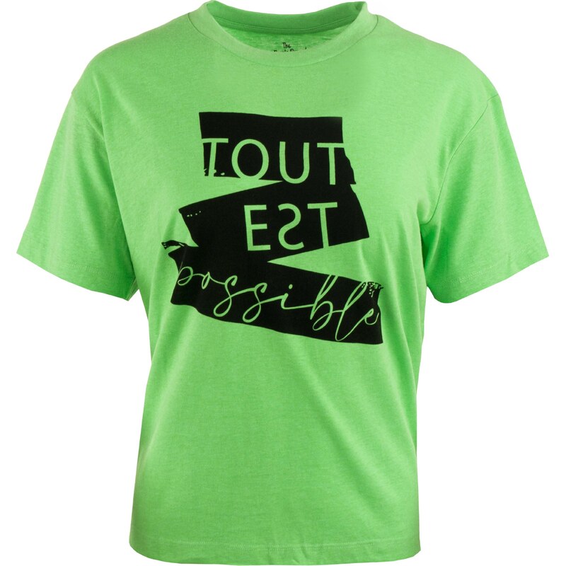 Dámské triko THE PEOPLE REP. Minerva Green Fluo M 109626490