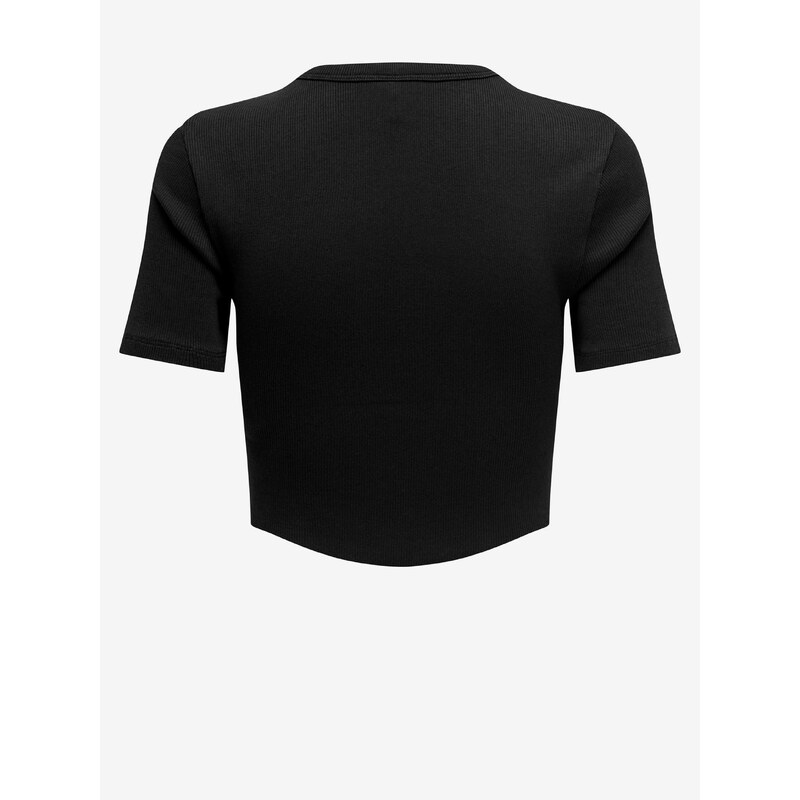 Černý dámský crop top ONLY Lola - Dámské