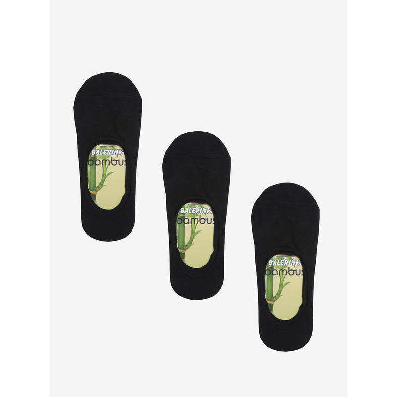 Black women's socks Shelvt 3 pack