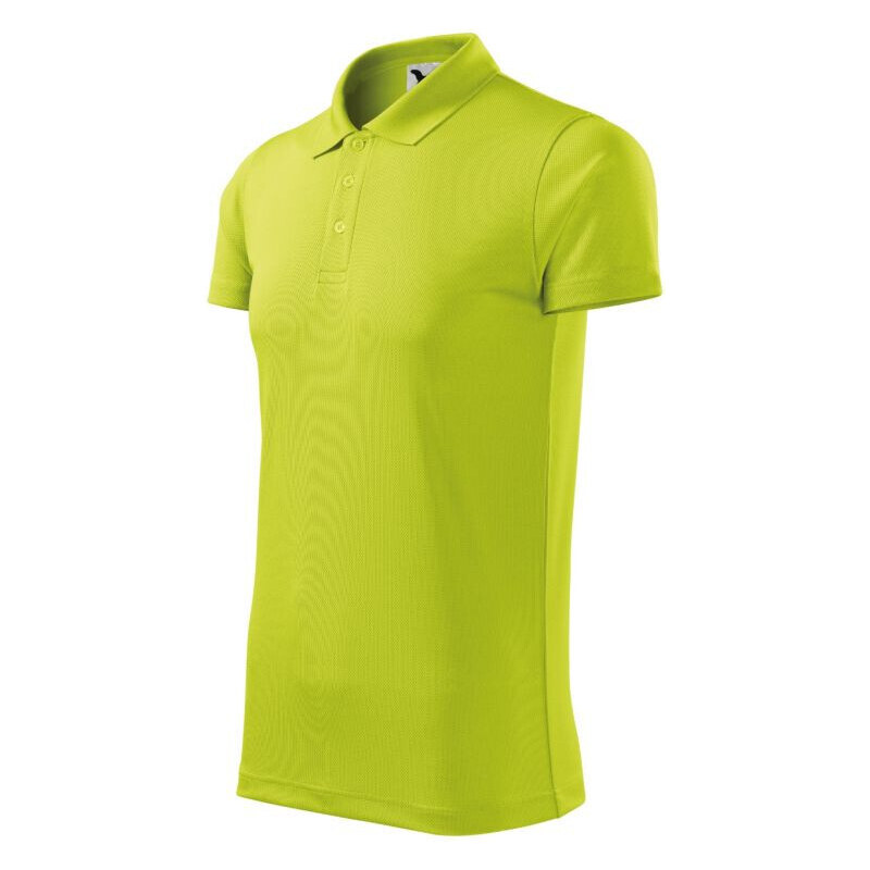 Pánské polo tričko Victory M MLI-21762 limetkově zelené -