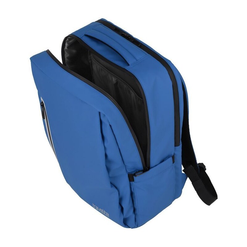Travelite Basics Boxy backpack Royal blue modrá