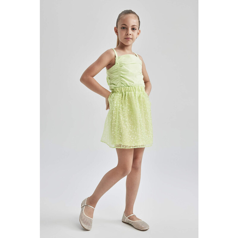 DEFACTO Girl Regular Fit Woven Skirt