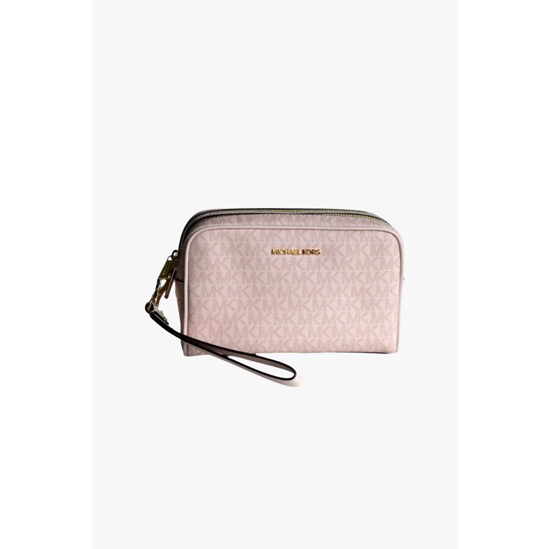 Michael Kors jet set item medium travel pouch wristlet powder blush dámská kosmetická kabelka