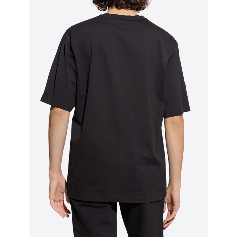 DOLCE & GABBANA Aside Logo Black tričko