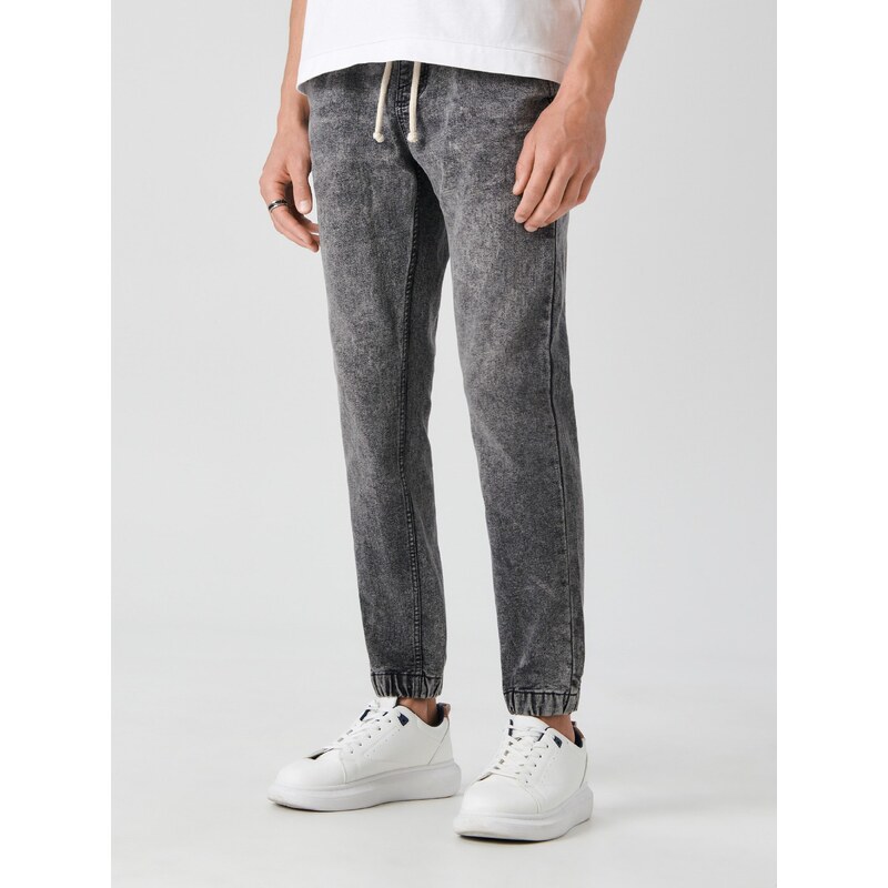 Sinsay - Džínové joggery - šedá