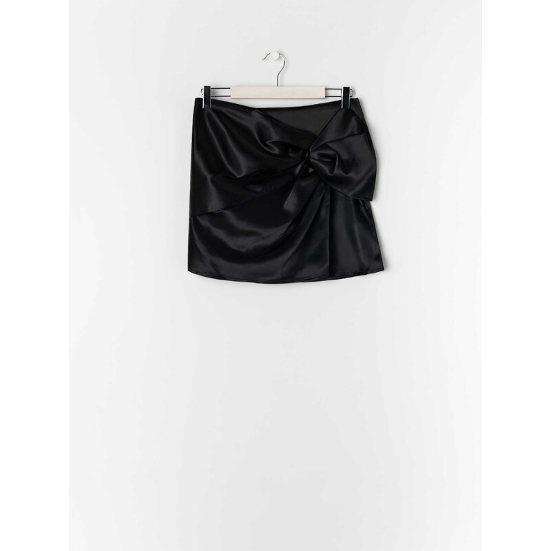 Sinsay - Mini sukně s ozdobným vázáním - černá