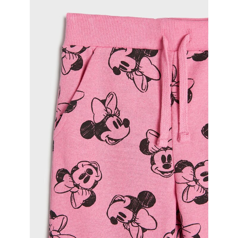 Sinsay - Tepláky Minnie Mouse - pastelová růžová