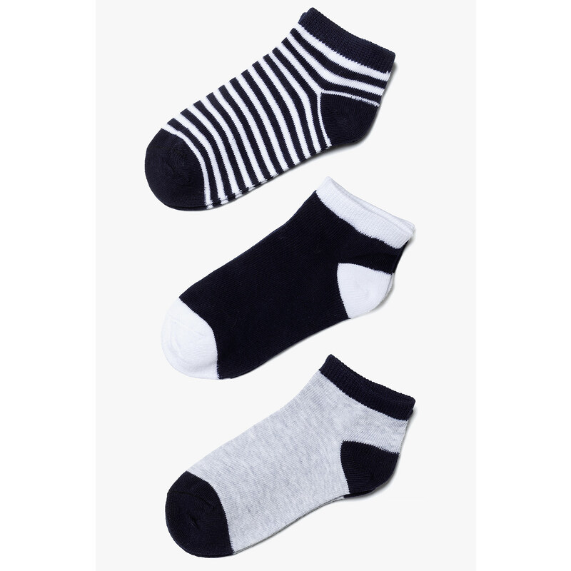 5.10.15. Chlapecké krátké ponožky mix - 3 páry