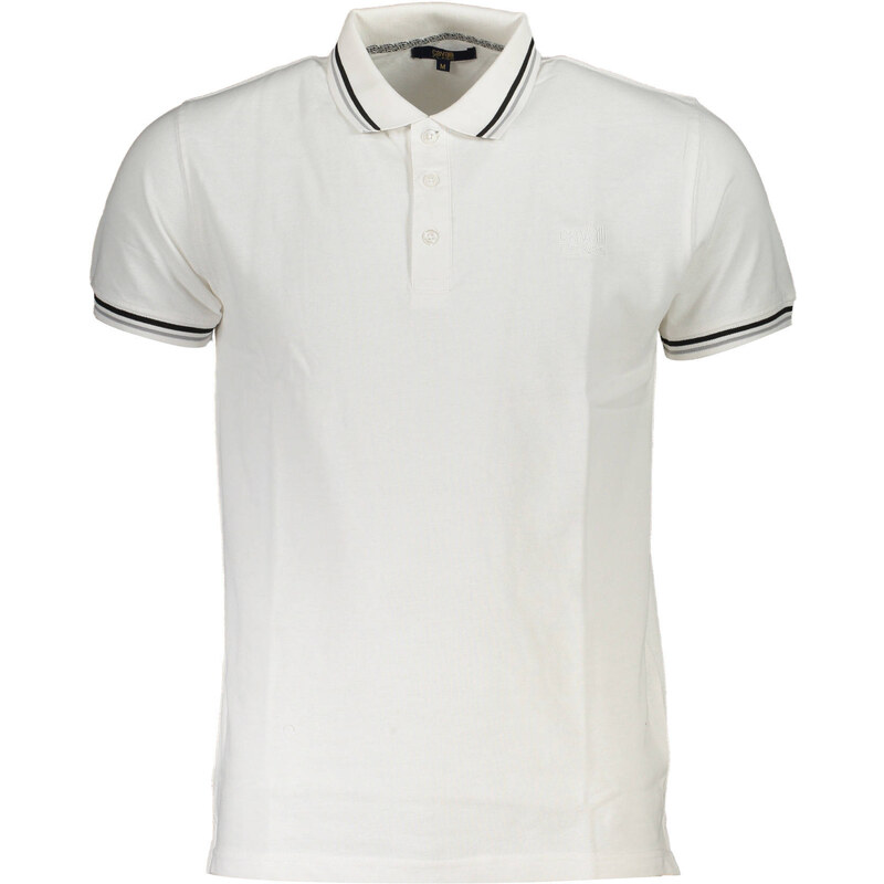 Bílé pánské polo triko Cavalli Class