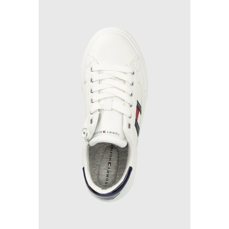 Dětské sneakers boty Tommy Hilfiger bílá barva