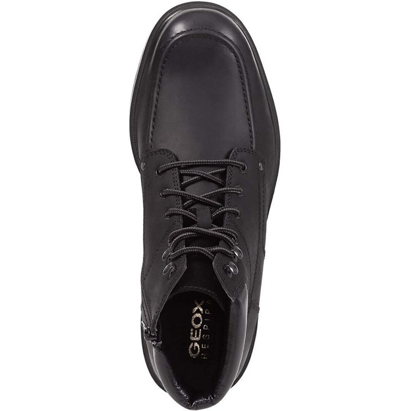 Kožené boty Geox U ANDALO B pánské, černá barva, U26DDB 00045 C9999