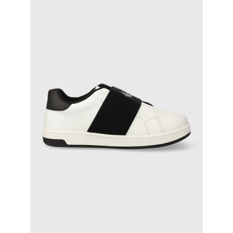 Dětské sneakers boty Calvin Klein Jeans bílá barva