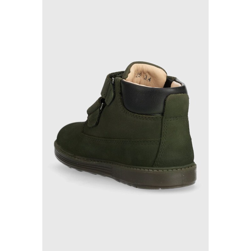 Dětské zimní boty Geox zelená barva