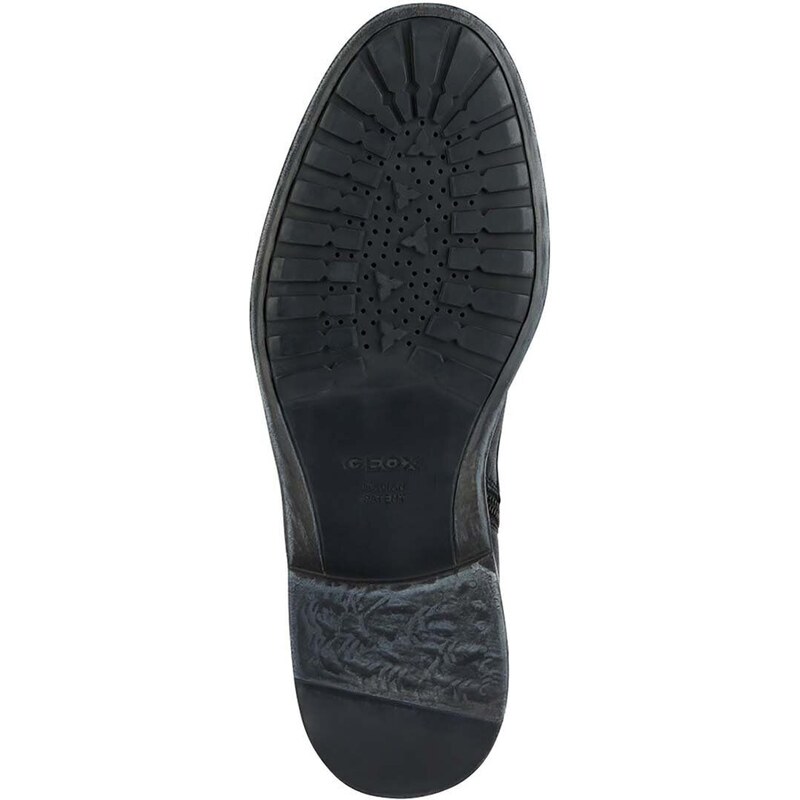 Kožené boty Geox U AURELIO B pánské, černá barva, U36F7B 000TU C9999