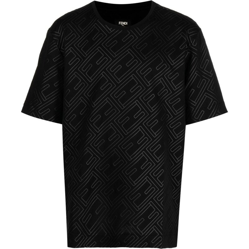 FENDI Rubber Black tričko