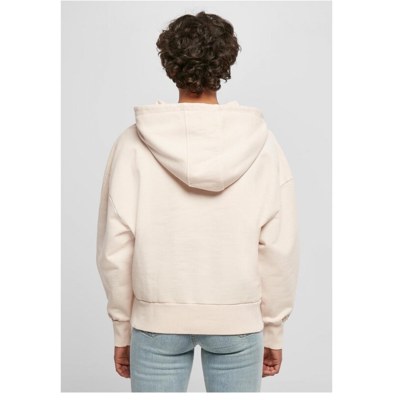 Růžová dámská mikina Urban Classics Heavy Terry Garment Dye