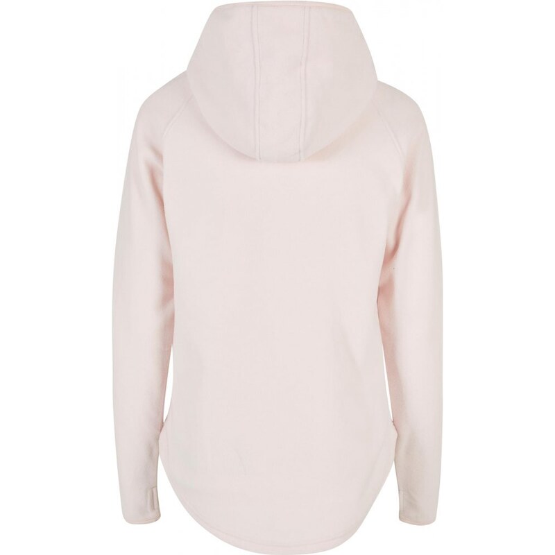 URBAN CLASSICS Ladies Polar Fleece Pull Over Hoody - pink