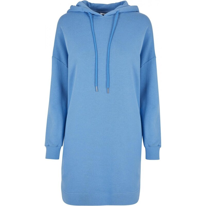 URBAN CLASSICS Ladies Organic Oversized Terry Hoody Dress - horizonblue