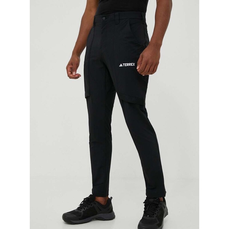Outdoorové kalhoty adidas TERREX Xperior černá barva
