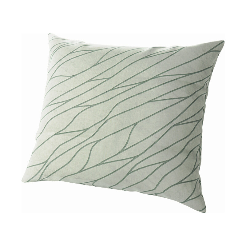 Top textil Povlak na polštářek Zelené čáry 40x40 cm (20)