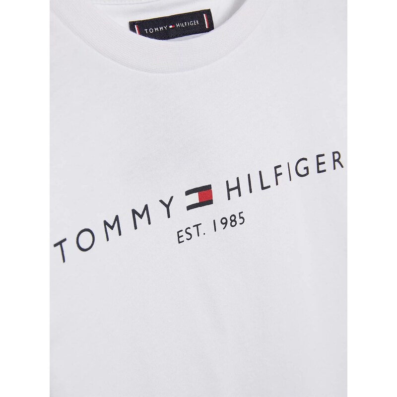 Sada klučičího trička a kraťasů v bílé a modré barvě Tommy Hilfiger - Kluci