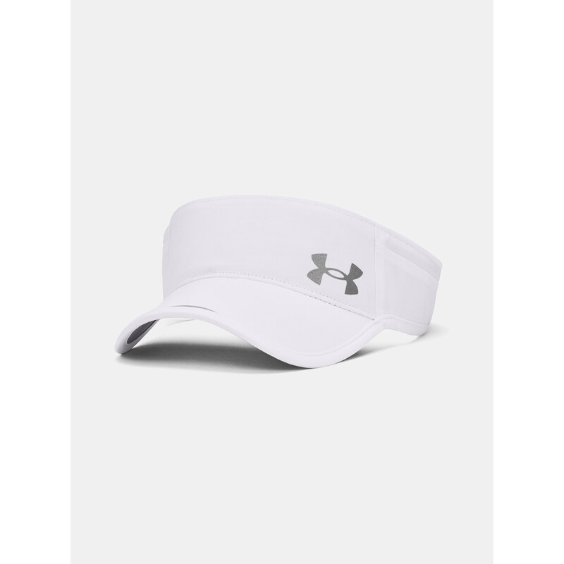 Under Armour Kšiltovka Isochill Launch Run Visor-WHT - Dámské