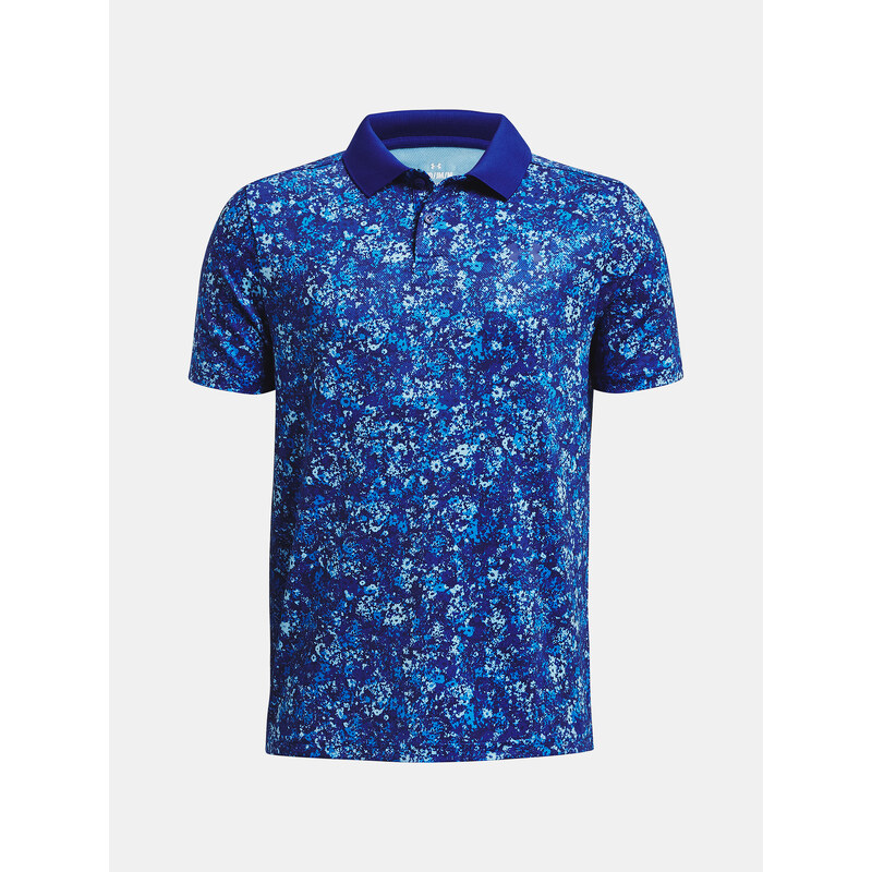 Under Armour Tričko UA Perf Floral Speckle Polo-BLU - Kluci