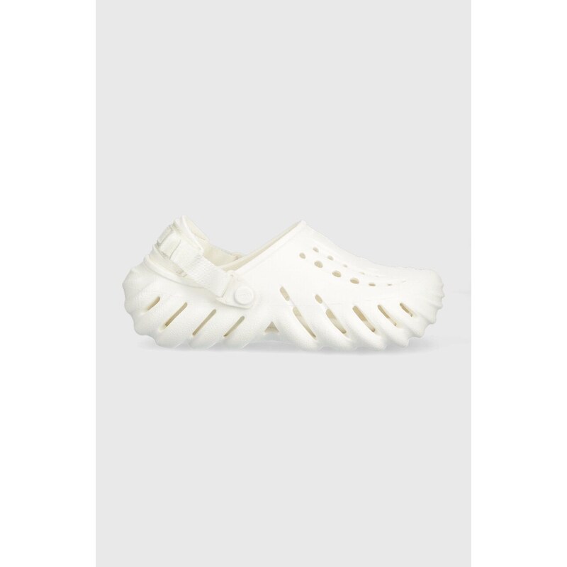 Pantofle Crocs Echo Clog bílá barva, 207937