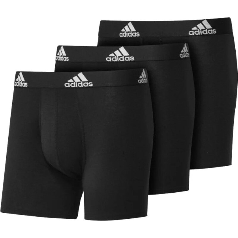 ČERNÁ SADA BOXEREK ADIDAS BOS BRIEFS 3 PAIRS