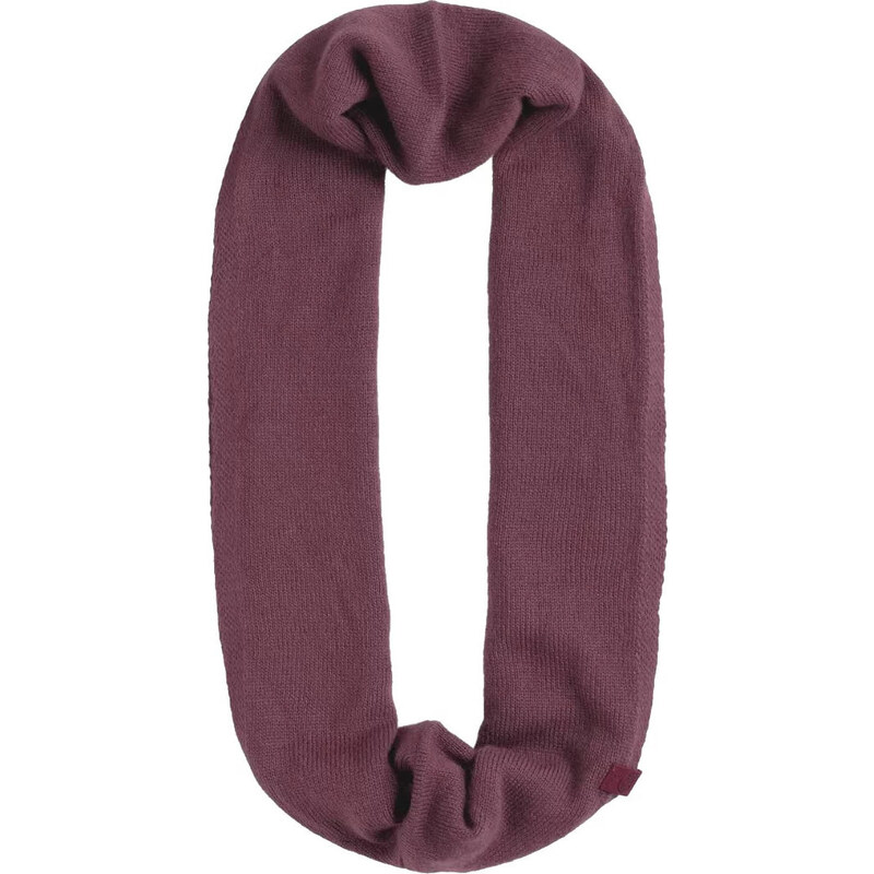 Vínová kruhová šála Buff Yulia Knitted Infinity Scarf Fuchsiová