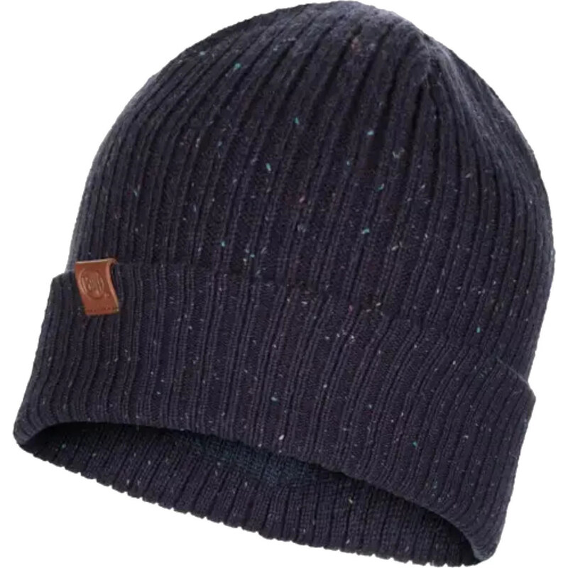 TMAVĚ ŠEDÁ ČEPICE BUFF KORT KNITTED HAT BEANIE Tmavě modrá