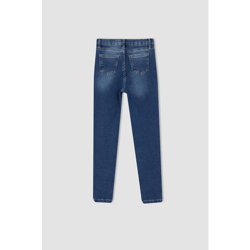 DEFACTO Skinny Fit Super Skinny Hem Jean Trousers