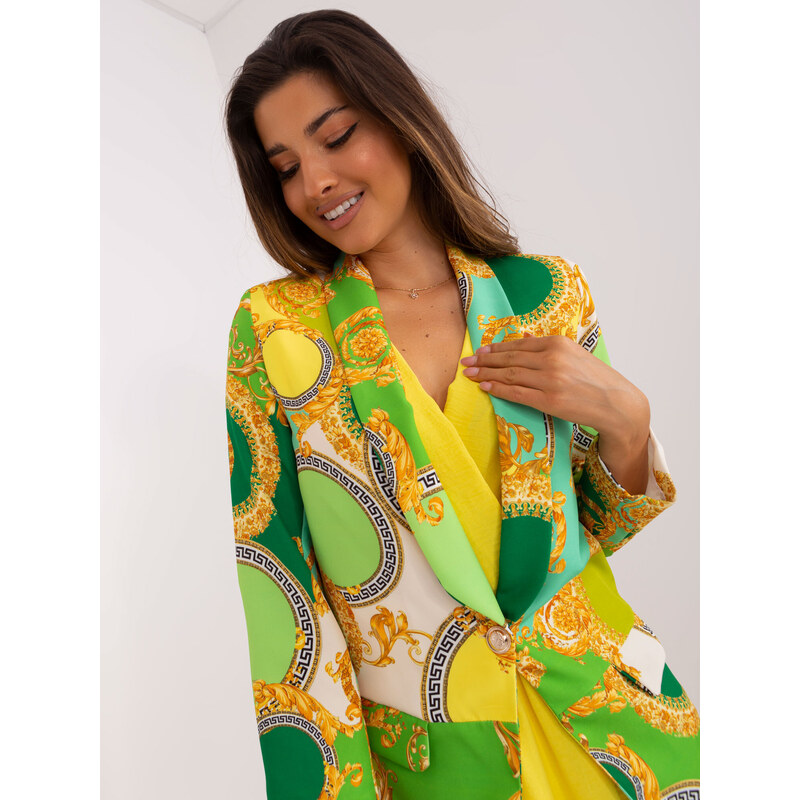 Italy Moda Blazer-DHJ-MA-15621B.67-Light Green 107095540