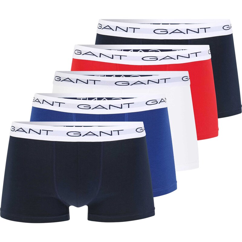 GANT Boxerky modrá / námořnická modř / červená / bílá