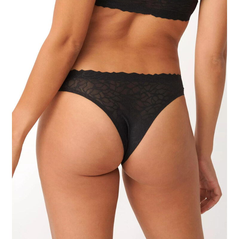 Dámské kalhotky Sloggi Zero Feel Lace 2.0 Brazil Panty černé