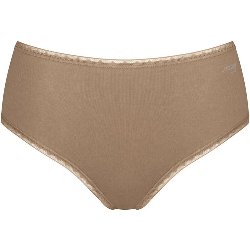 Dámské kalhotky GO High waist C2P - BROWN - hnědé 00CM - SLOGGI