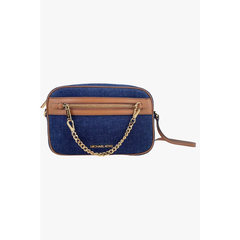 Michael Kors Jet set item crossbody chain denim dámská kabelka